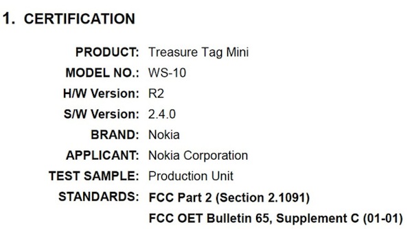 Chứng nhận từ FCC