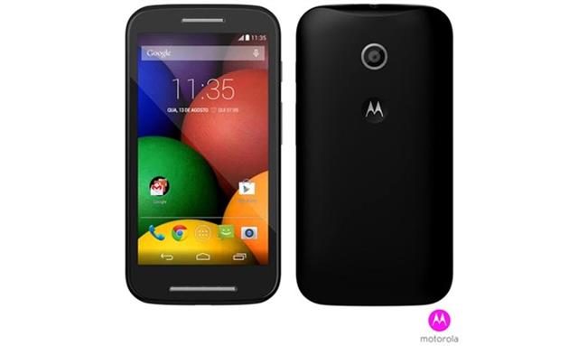 Moto E có kích thước 124,8 x 64,8 x 12.3mm và nặng 140g