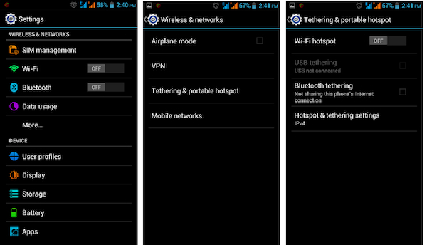 Tính năng phát Wi-Fi rất ngốn 3G