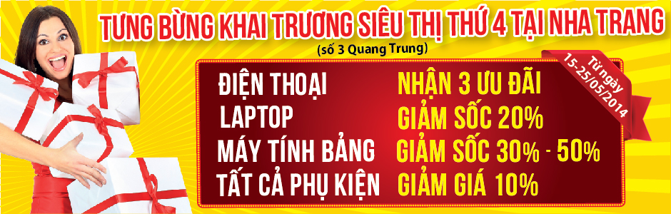 Khai trương siêu thị Nha Trang