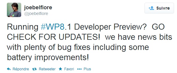 Bản cập nhật dành cho Windows Phone 8.1