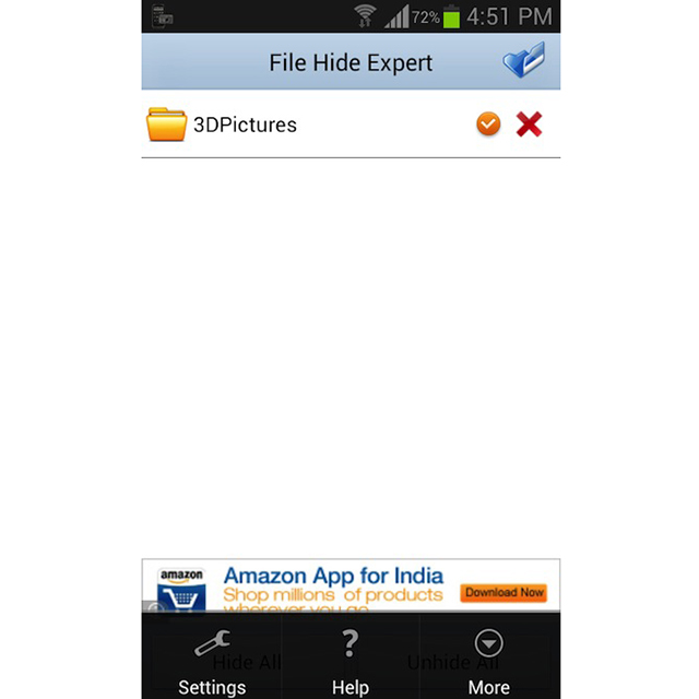 Cách ẩn các tập tin trong Android