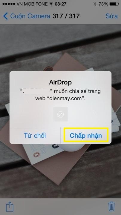 Chia sẻ dữ liệu cực nhanh với AirDrop trên iOS 7