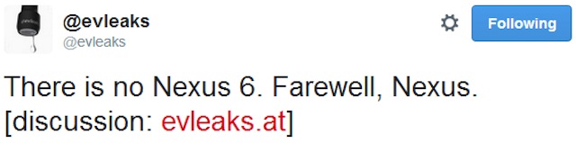 Thông báo mới từ @evleaks