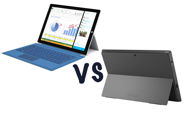 Surface Pro 3 và Surface Pro 2, một bước nhảy vọt ấn tượng