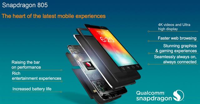 smartphone chip Snapdragon 805