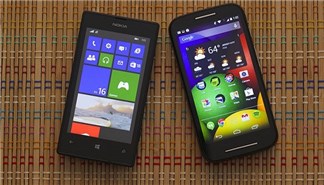 Ở phân khúc giá rẻ, Moto E đáng đồng tiền hơn dòng Lumia