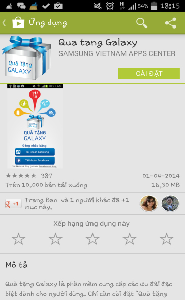 quà tặng galaxy