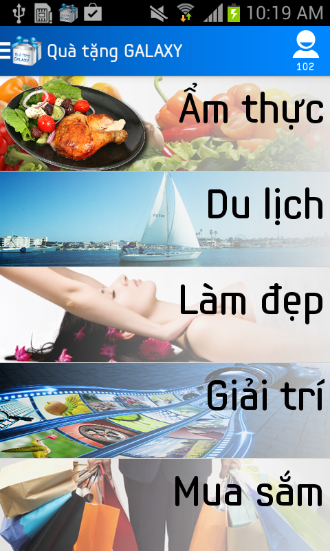 các nhóm ưu đãi galaxy