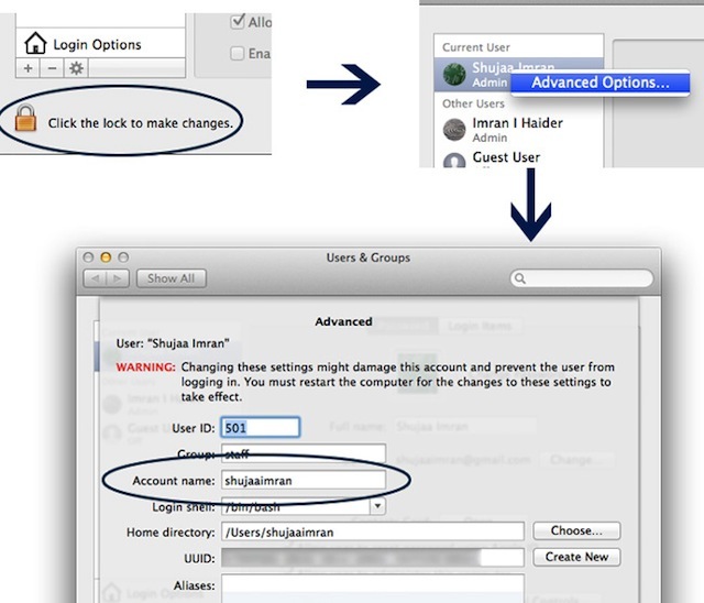 How to delete and replace profile picture on Mac OS