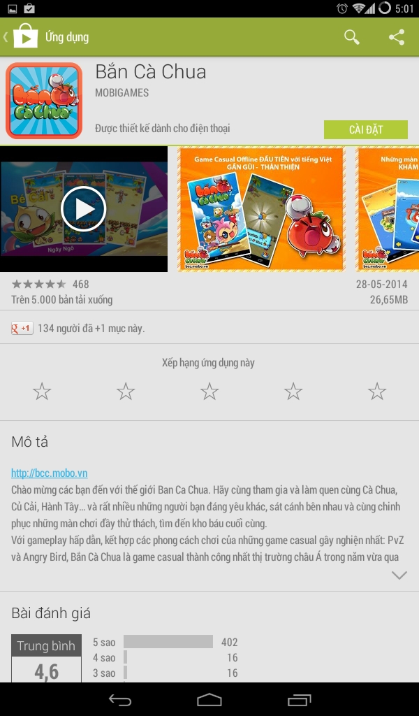 Giao diện cũ: phần chọn cài đặt khá hẹp và dài