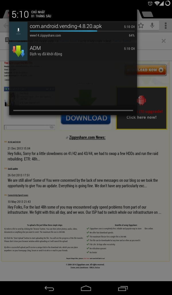 Sau khi tải về, bạn cứ cài đặt bình thường như các file .apk khác