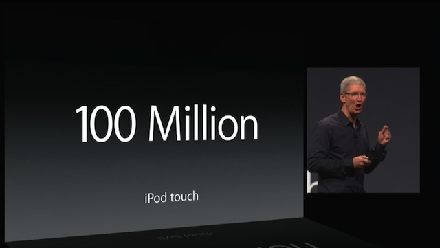 iPod Touch cũng có tới 100 triệu chiếc