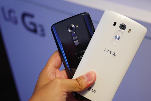 LG G3 có thiết kế không khác nhiều so với G2