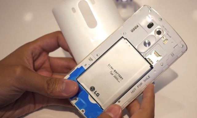 Pin G3 có thể tháo rời