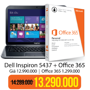 Laptop Dell Insprion 5437 Office 365