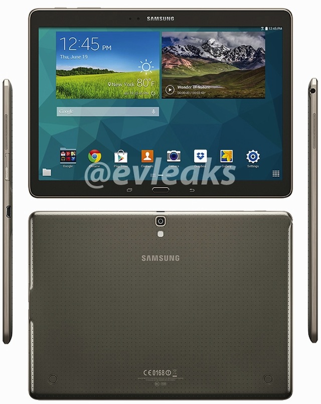 Ảnh rò rỉ của Tab S 10.5 inch