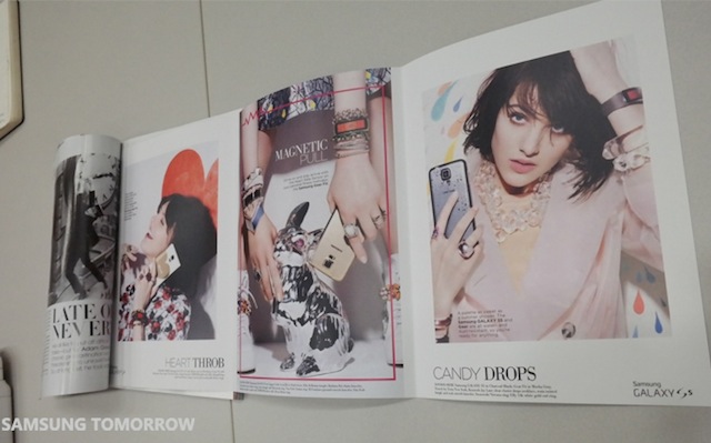 Galaxy S5 được lên tạp chí Vogue