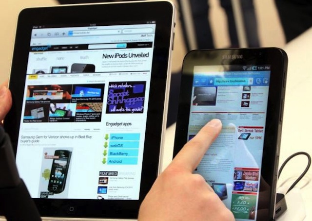 Galaxy Tab S dùng để cạnh tranh với iPad