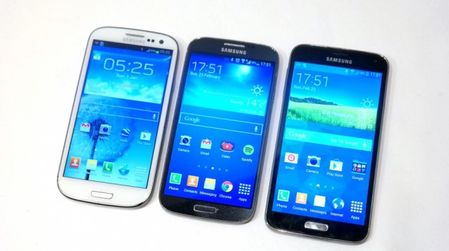 galaxy s3 s4 s5