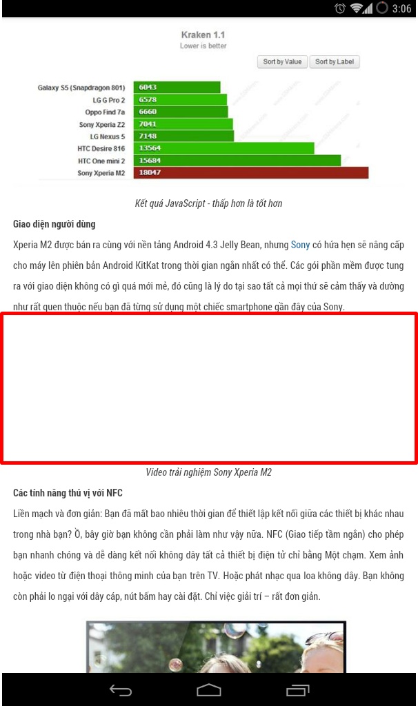 Tuy nhiên, không hiểu sao đôi lúc video được tích hợp trong tin bài lại không hiển thị được