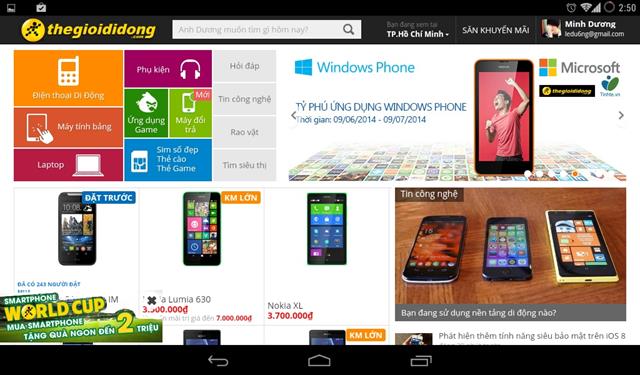 Wow... Chẳng khác gì đang xem tin trên laptop