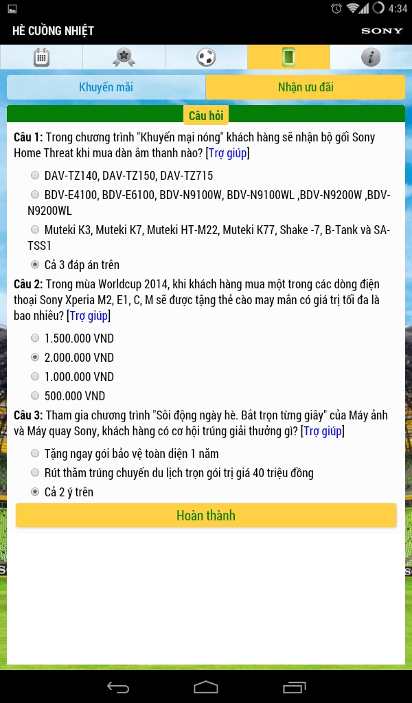 Xperia World Cup 2014