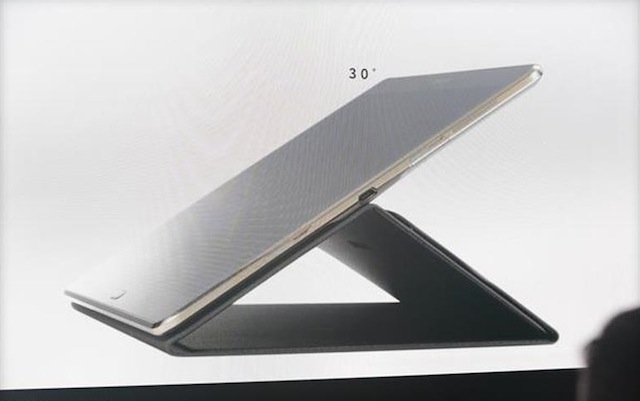 Vỏ bảo vệ kiêm đế dựng đứng của Galaxy Tab S