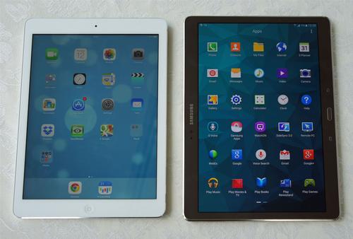 Galaxy Tab S 10.5 và iPad Air, cuộc chiến của 2 gã khổng lồ
