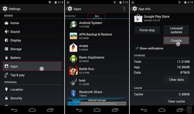 Xoá bớt ứng dụng