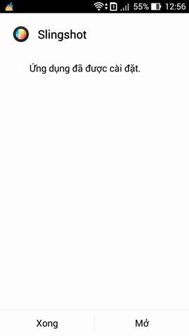 Để có thể trải nghiệm trước Facebook Slingshot tại Việt Nam, bạn đành phải tải file .apk về tại đây và cài đặt bình thường