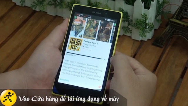 Bấm vào biểu tượng ứng dụng muốn tải