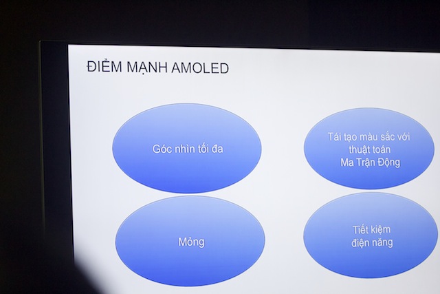 Các ưu điểm của màn hình Super Amoled trên Galaxy Tab S