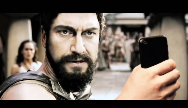 Vua Spartan và màn selfie để đời