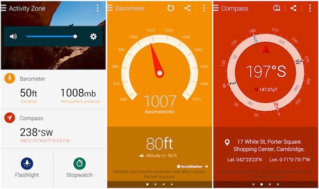 Các tính năng sử dụng ngoài trời