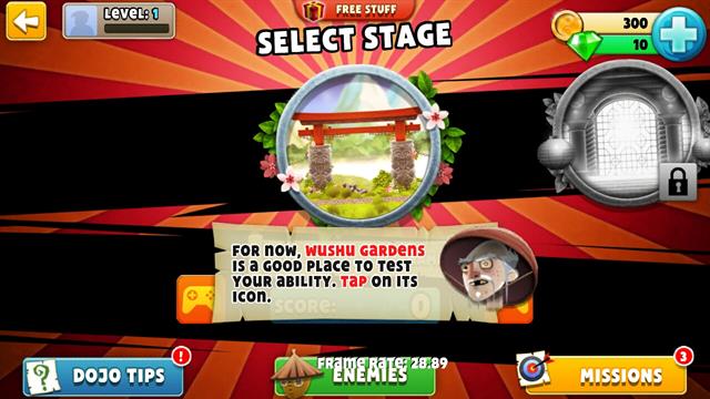 Bắt đầu vào cảnh đầu tiên