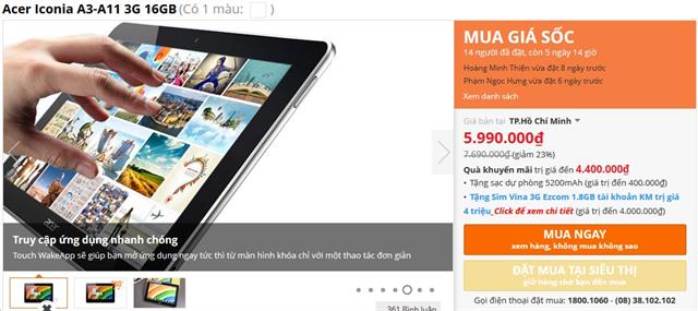 Vừa giảm giá mạnh