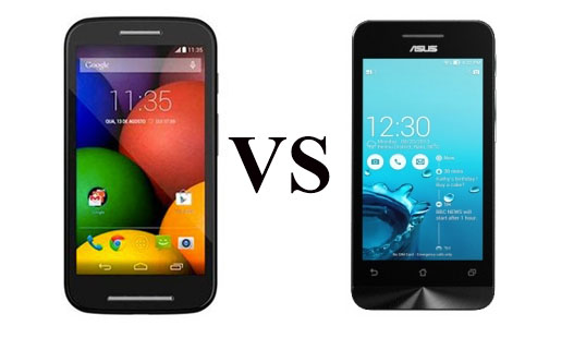 Moto E và Zenfone 4