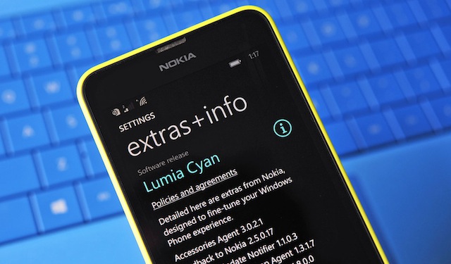 Lumia Cyan đang được phát hành âm thầm