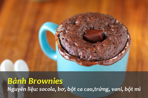 Ngọt ngào bánh Brownies hương vị Caramen