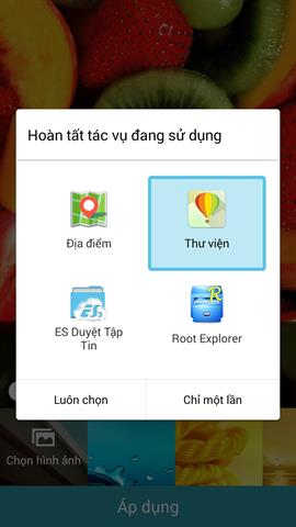 chọn hình nền cho máy