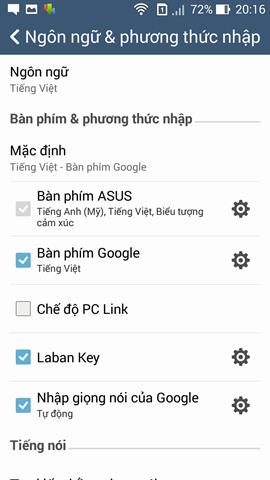 Vào phần cài đặt > Ngôn ngữ & phương thức nhập > Cài đặt nâng cao để thay đổi giao diện cho bàn phím