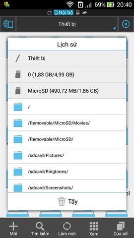 Dùng ứng dụng ES File Explorer File Manager hoặc Root Explorer để chép Font vào hệ thống. Các bạn nhớ sao lưu Font gốc lại 1 bản, để tránh trường hợp có một số máy không tương thích