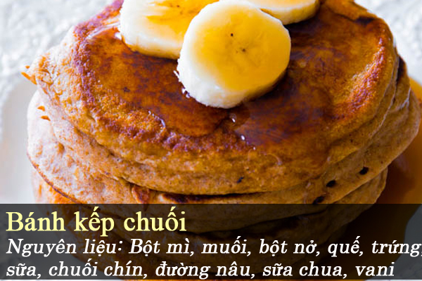 Ngọt ng&agrave;o b&aacute;nh kếp vị chuối