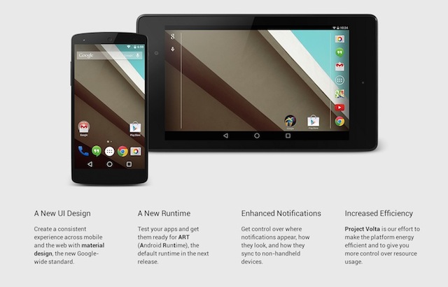Cải thiện đồ hoạ của Android L