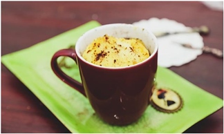 Làm bánh bông lan trong vòng 3 phút bằng lò vi sóng
