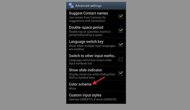 Vào Advanced settings