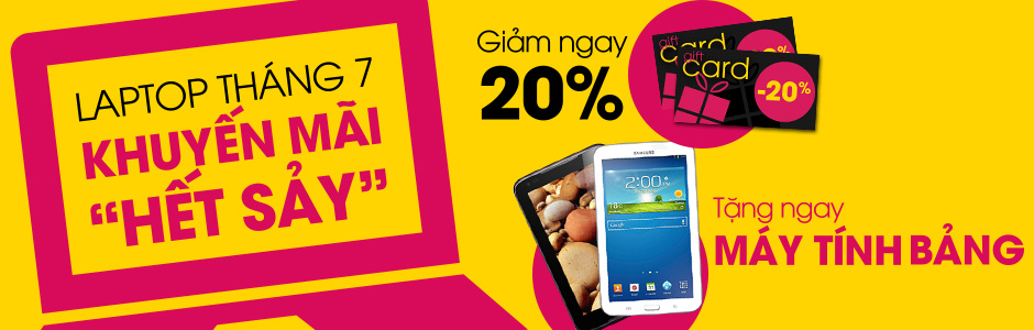 laptop khuyen mai khung