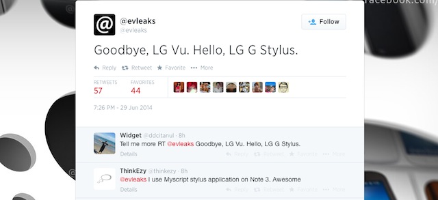 Thông điệp từ @evleaks