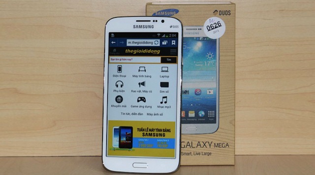 Galaxy Mega 5.8 inch